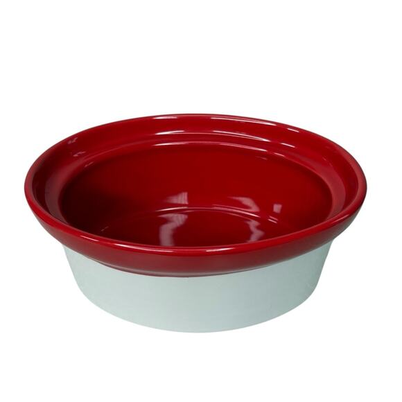 BIA Cordon Bleu Red White Ceramic Covered Casserole Dish 9” Oval Bakeware - Picture 10 of 12